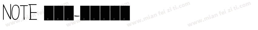 NOTE 筆記本字体转换